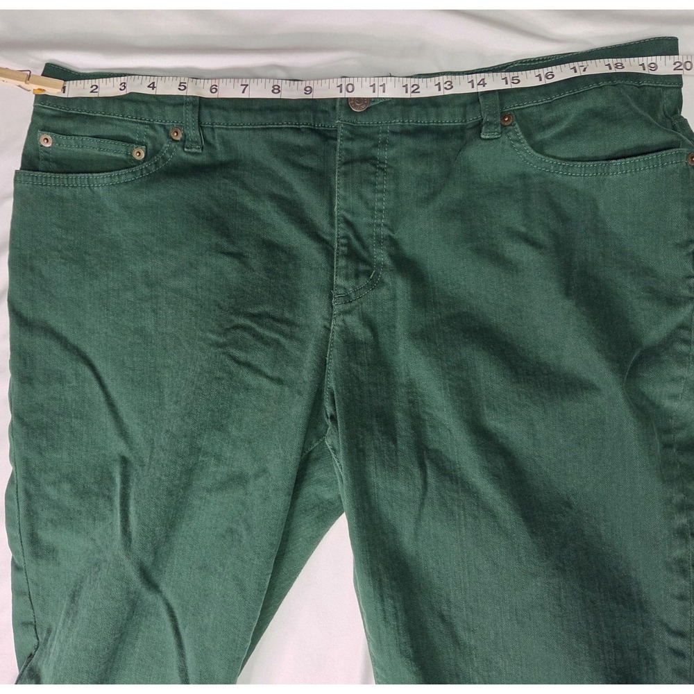 Ralph Lauren Jeans Co LRL Vtg Deep Green 18w Straight Leg Bold Comfort Stretch - Picture 3 of 8